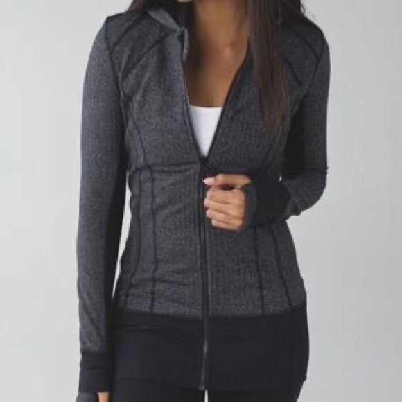 lululemon athletica Tops - lululemon athletica Charcoal Gray Full-Zip Hooded Jacket